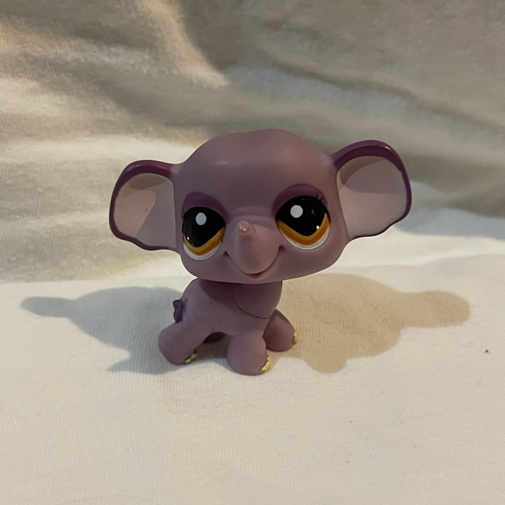 Littlest Pet Shop Purple Elephant #1086